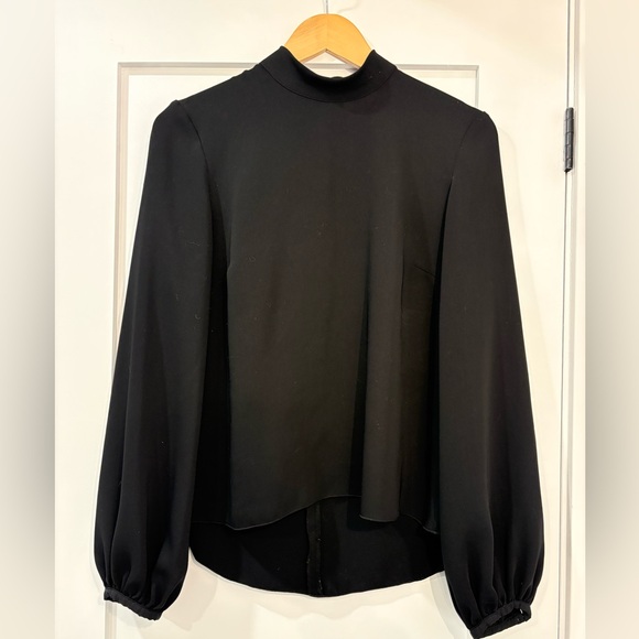 Aritzia Babaton - Granados Mock Neck Blouse - Picture 2 of 6
